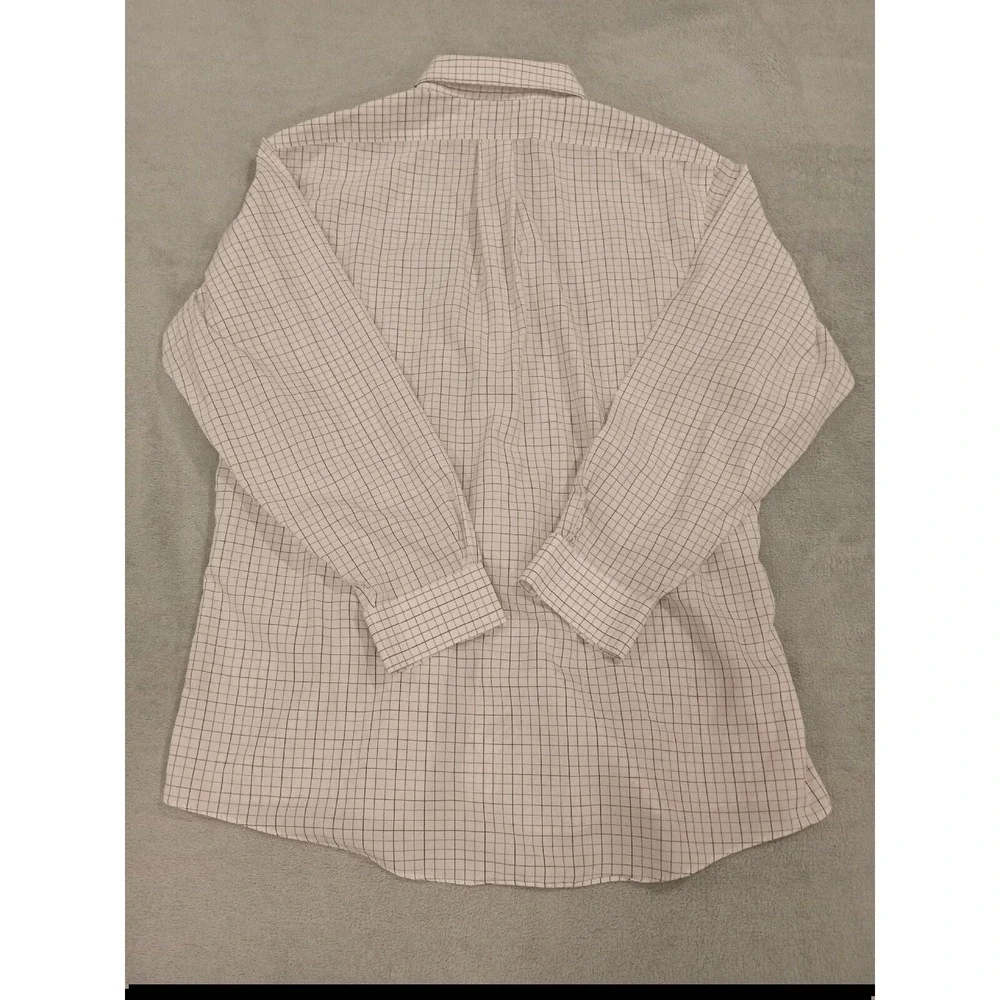 (2) Mens Brooks Brothers Original Polo 346Dress Button Shirt 15.5-2/3 Blue White